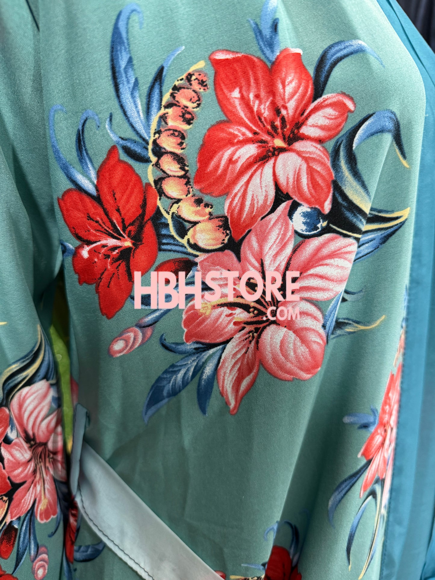 Blue Printed Kimono Summers