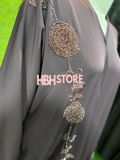 Dubai Zari Work Handmade Abaya