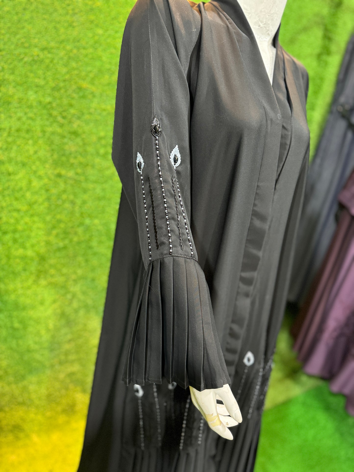 Dubai Zari Work Handmade Abaya