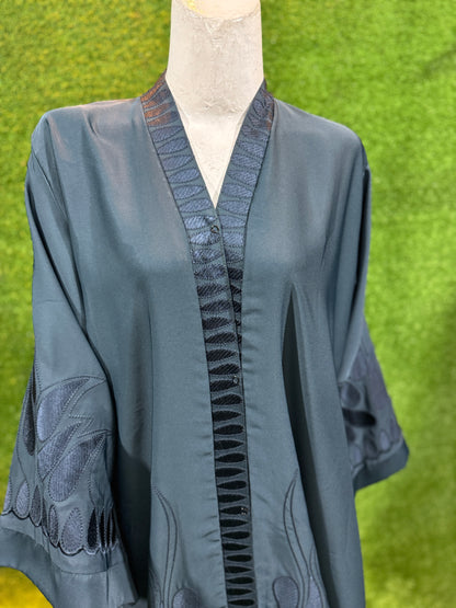 A-line Embellished Abaya