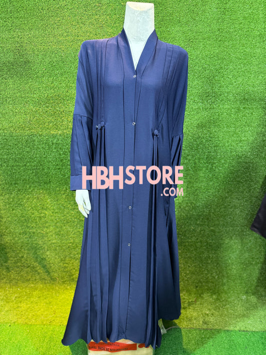 Zoom Abaya With Kuff & Pleats