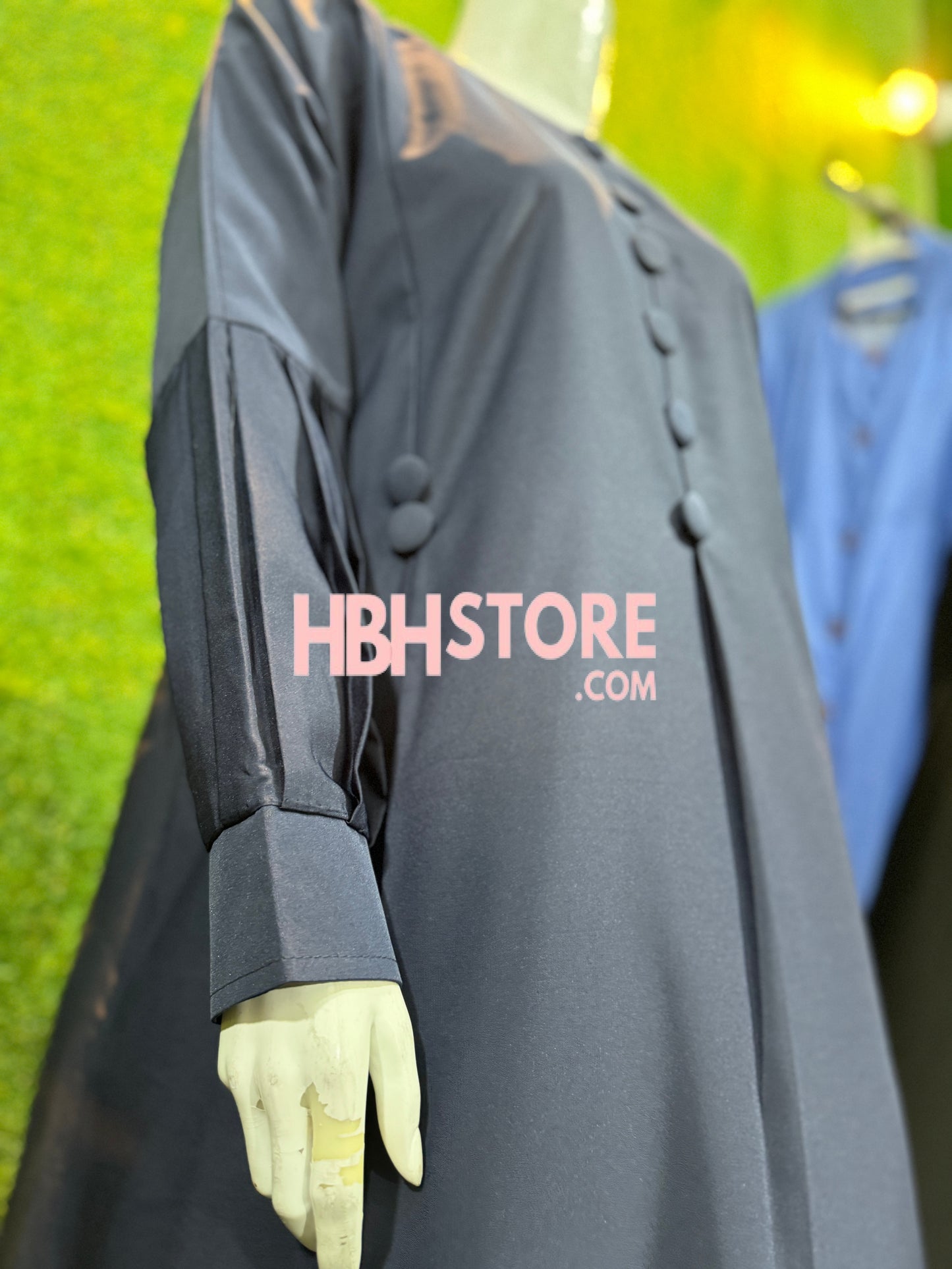 Button Style Pleates Sleeves