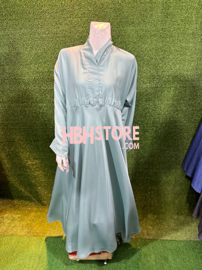 Over Lap Neck with Belt Abaya