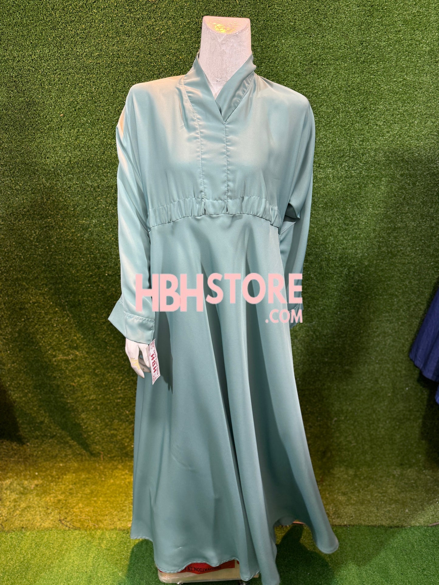 Over Lap Neck with Belt Abaya