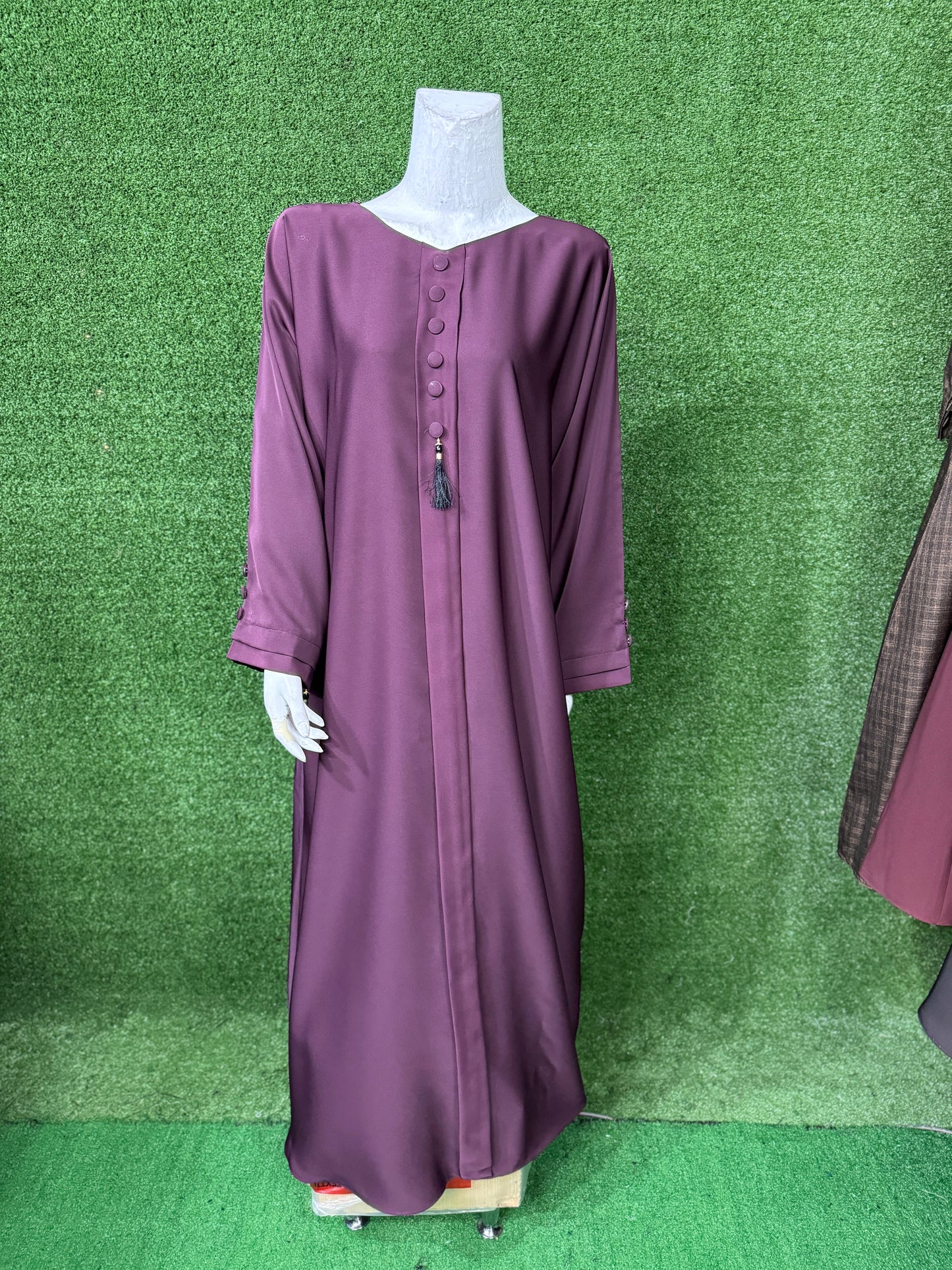 Buttons Front Close abaya