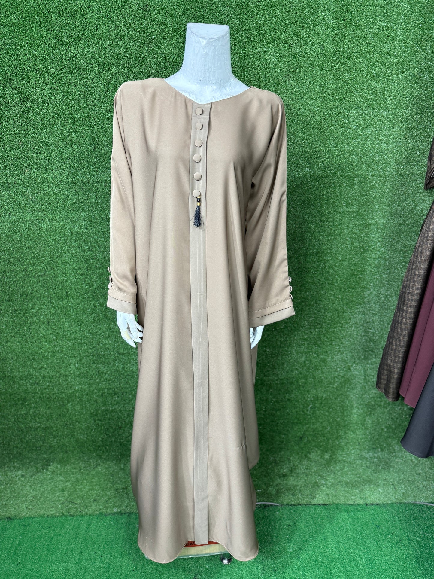 Buttons Front Close abaya