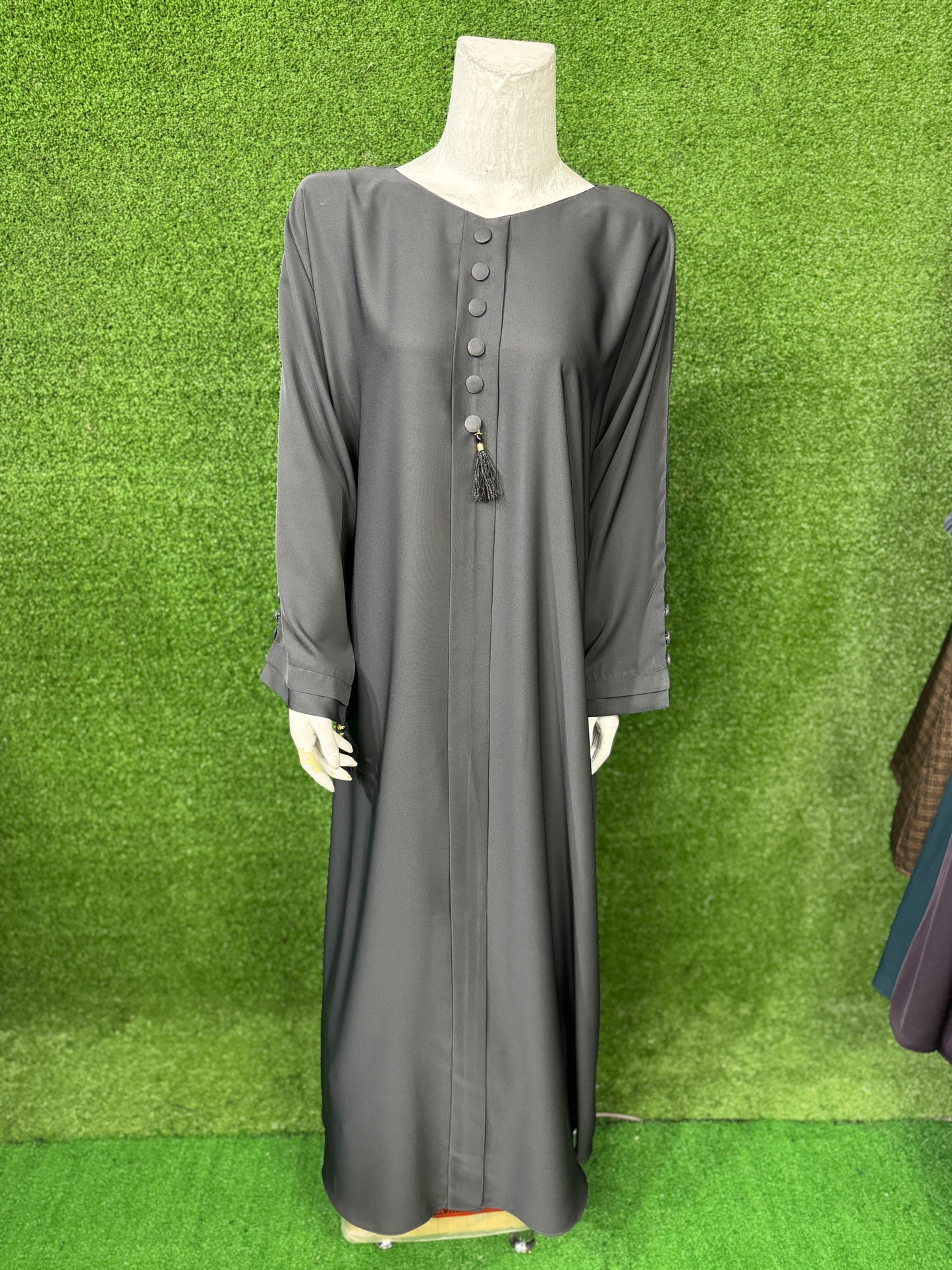 Buttons Front Close abaya