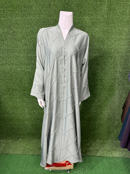 Front Open PinTuks Abaya