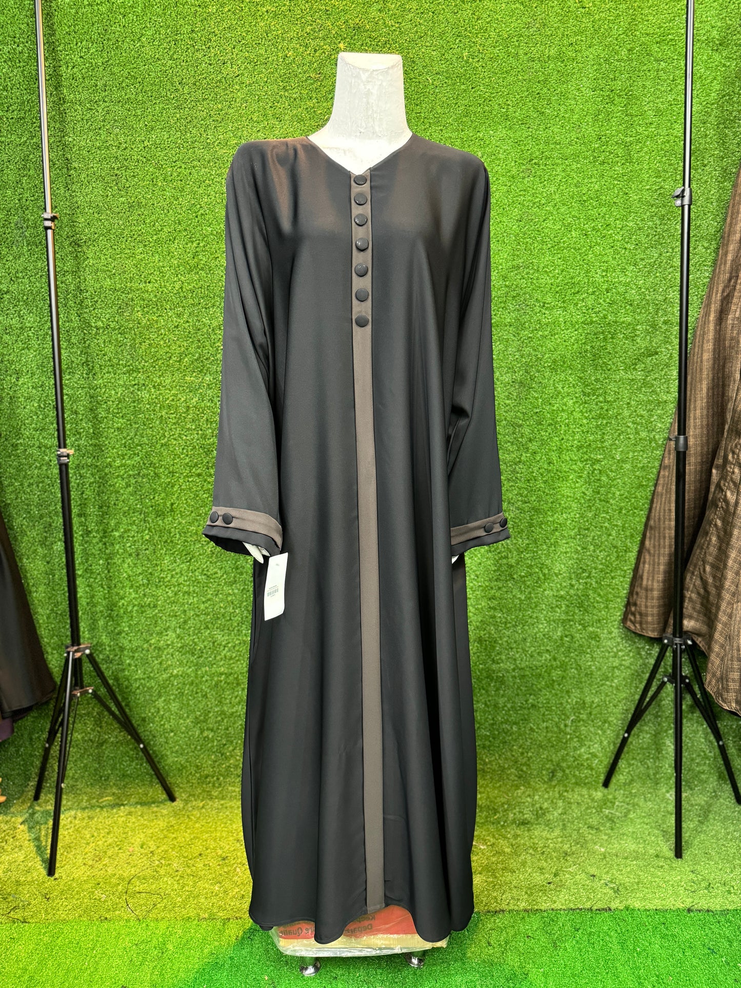 Button Maxi with Pleat