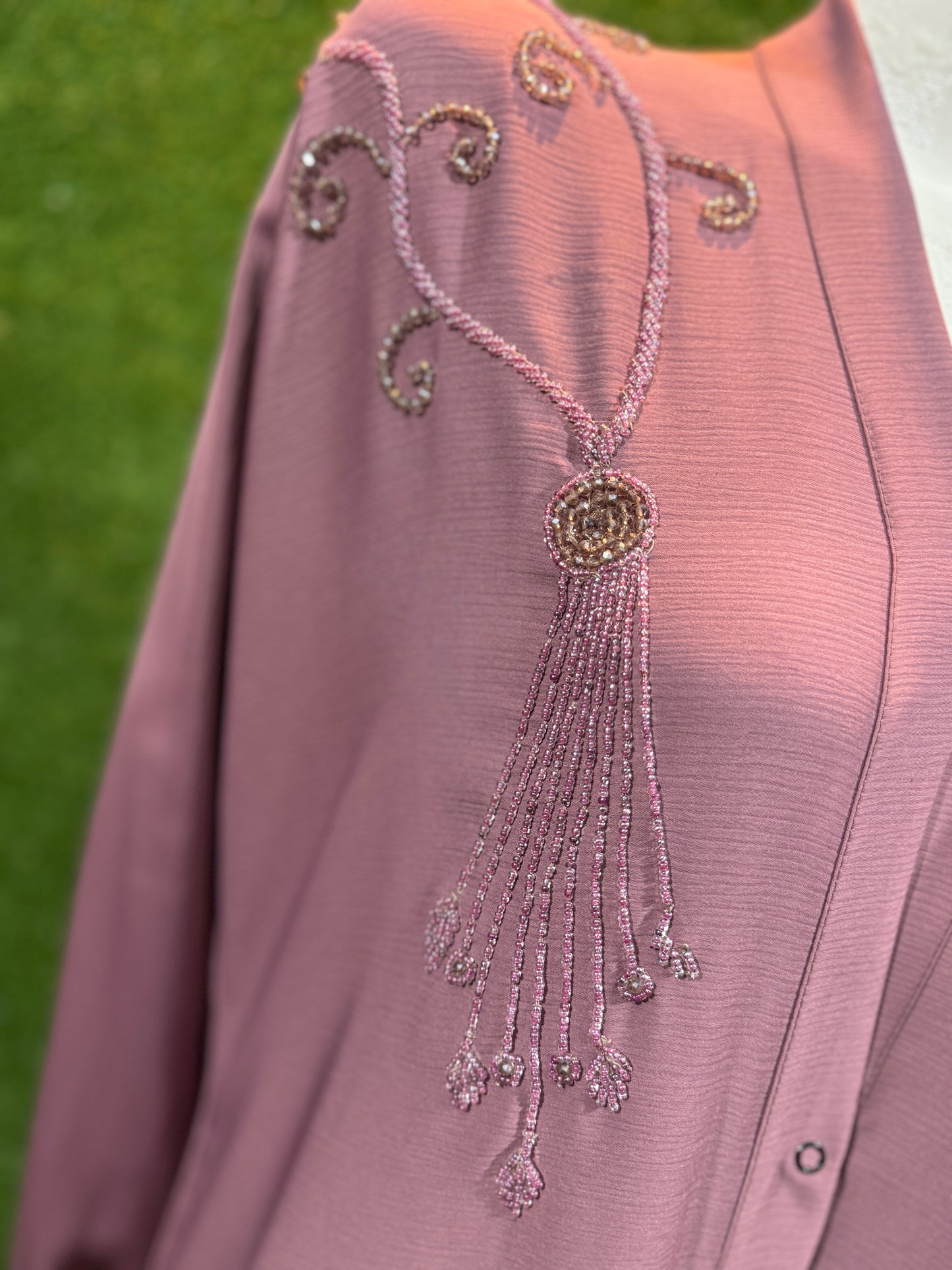 Dubai Zari Work Handmade Abaya