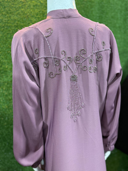 Dubai Zari Work Handmade Abaya