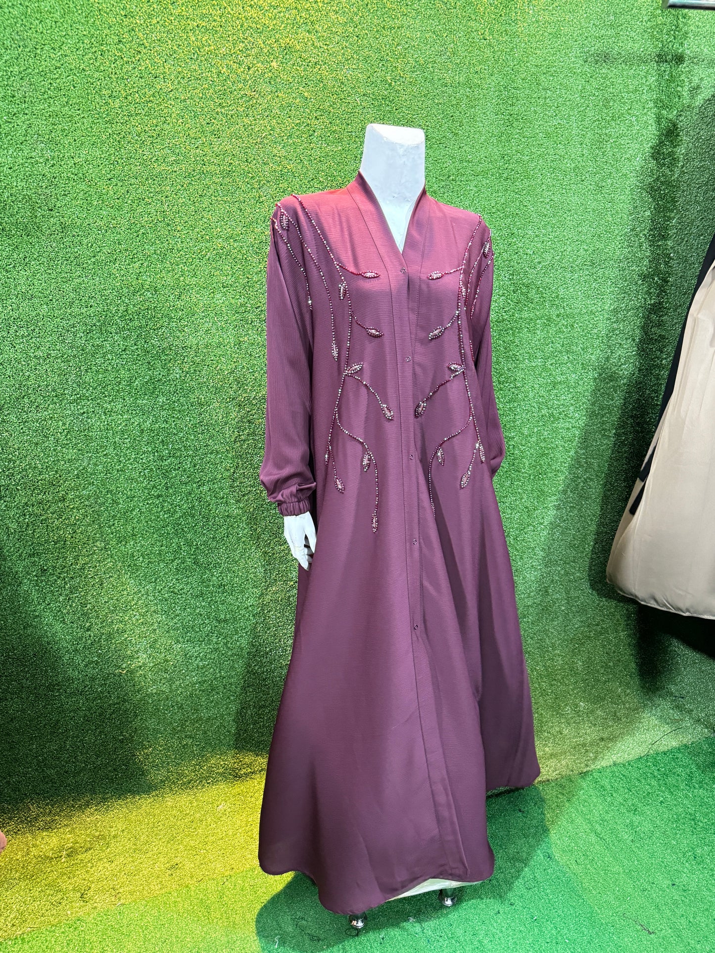 Dubai Zari Work Handmade Abaya