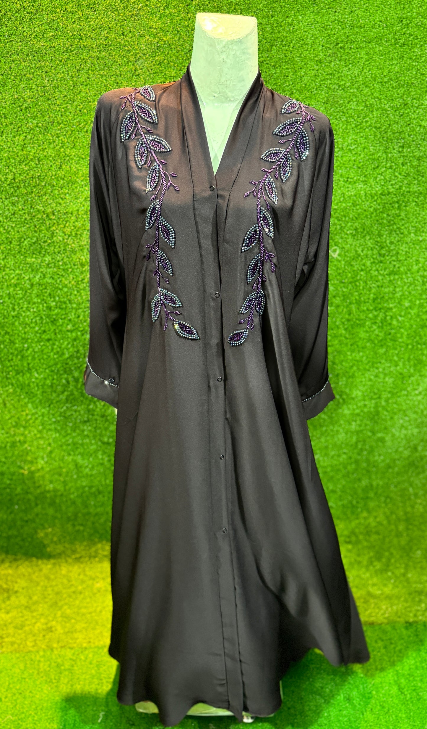 Dubai Zari Work Handmade Abaya