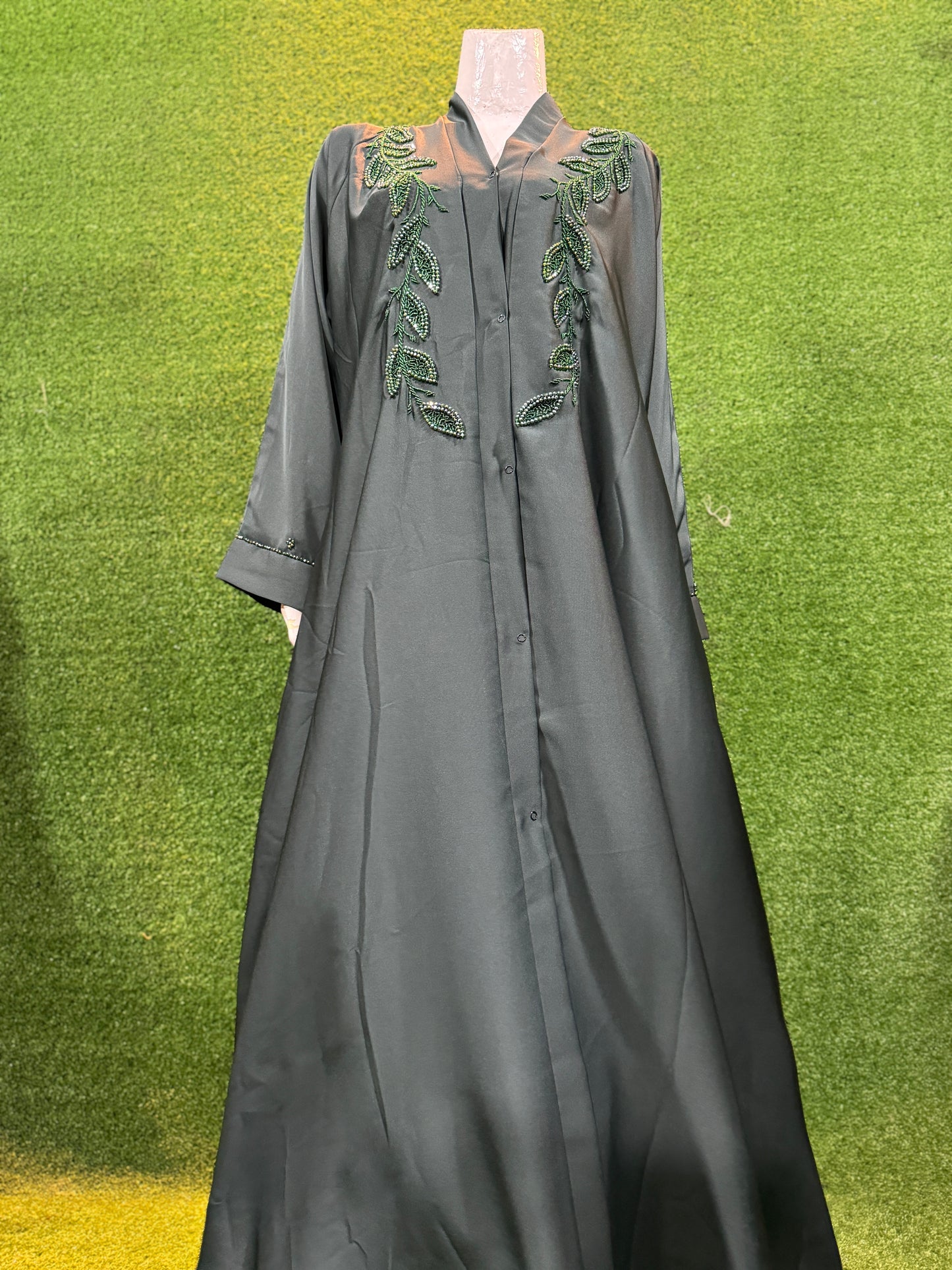 Dubai Zari Work Handmade Abaya