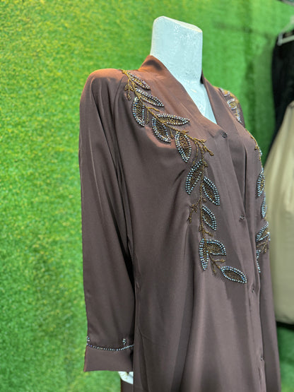 Dubai Zari Work Handmade Abaya