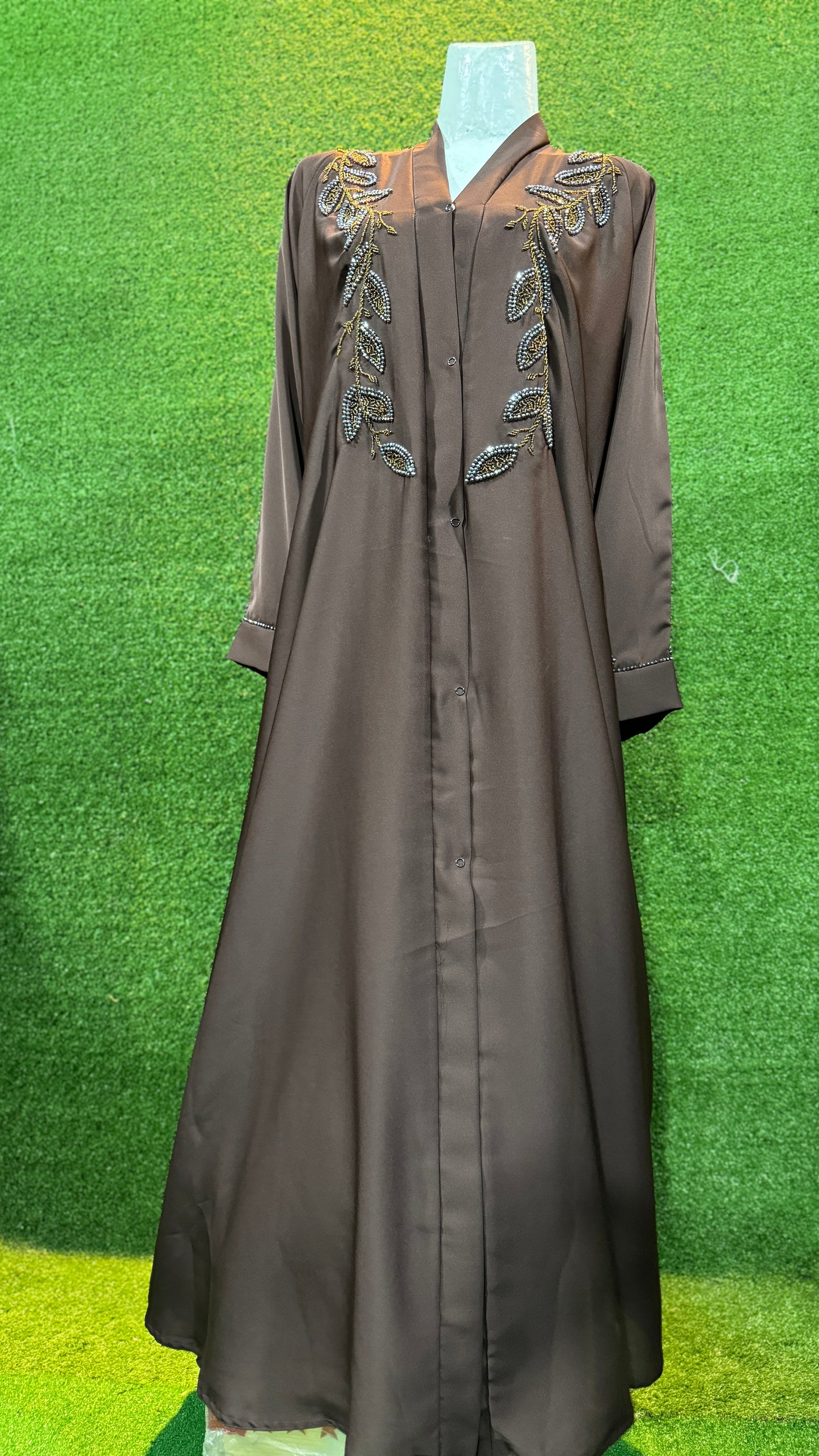 Dubai Zari Work Handmade Abaya