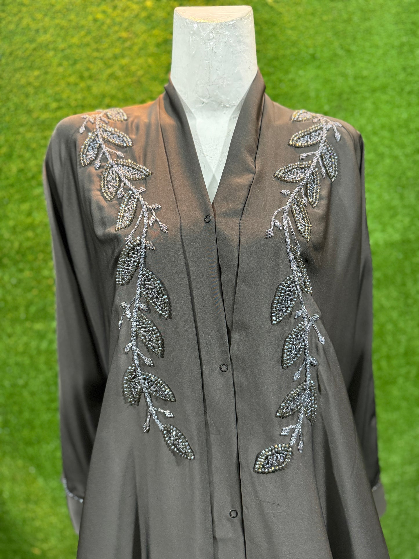 Dubai Zari Work Handmade Abaya