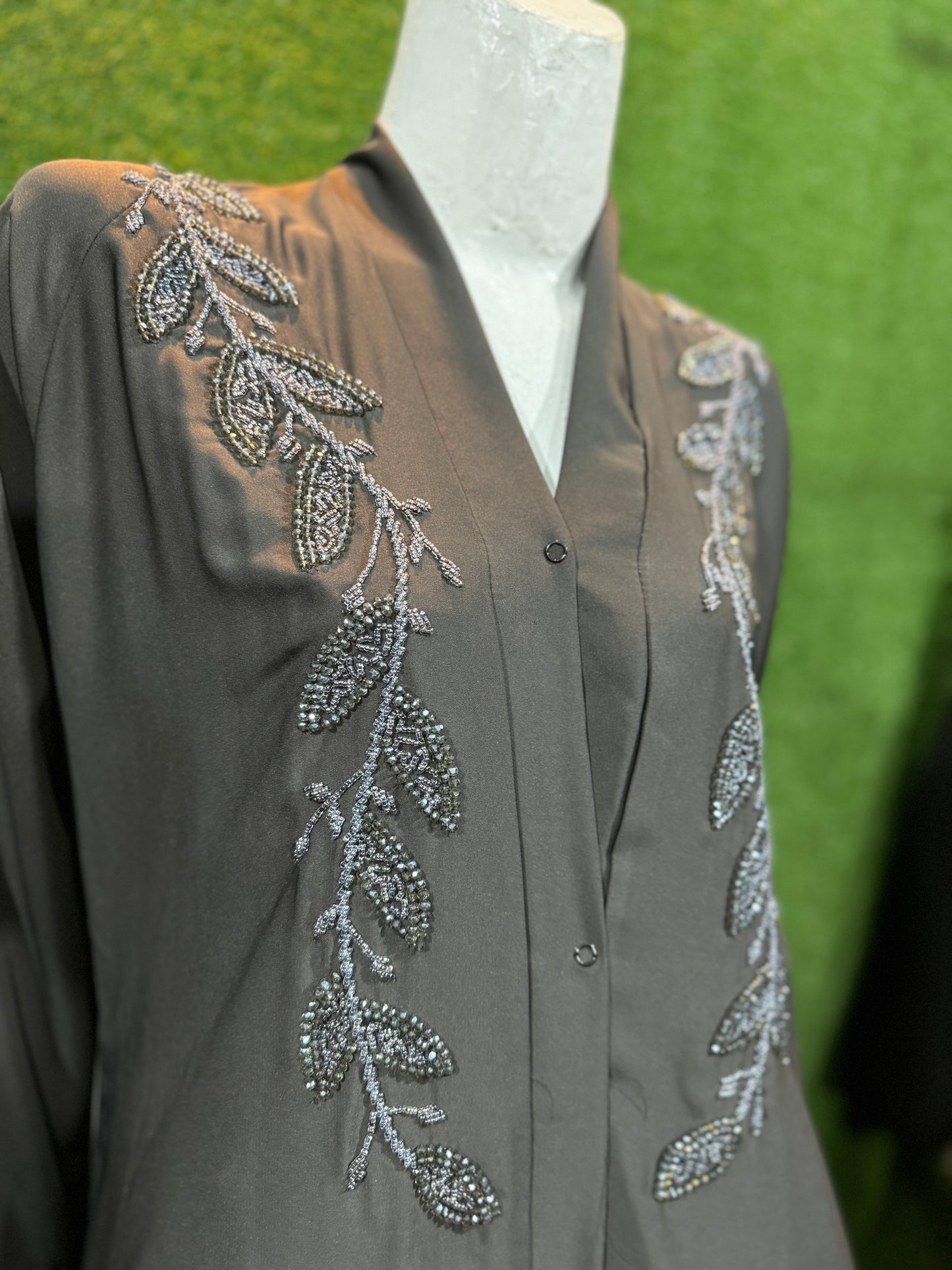 Dubai Zari Work Handmade Abaya