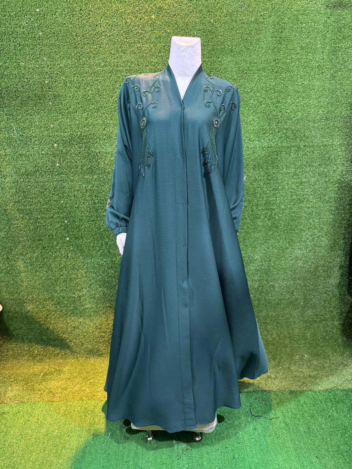 Dubai Zari Work Handmade Abaya