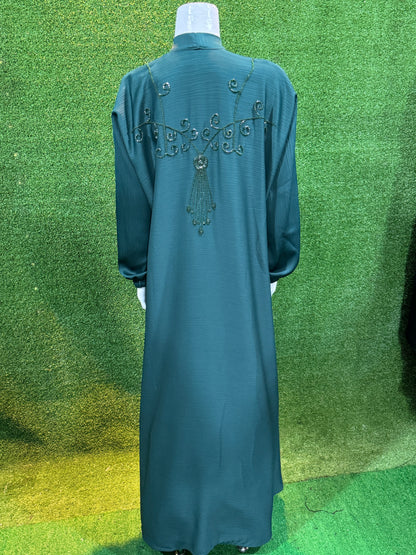 Dubai Zari Work Handmade Abaya