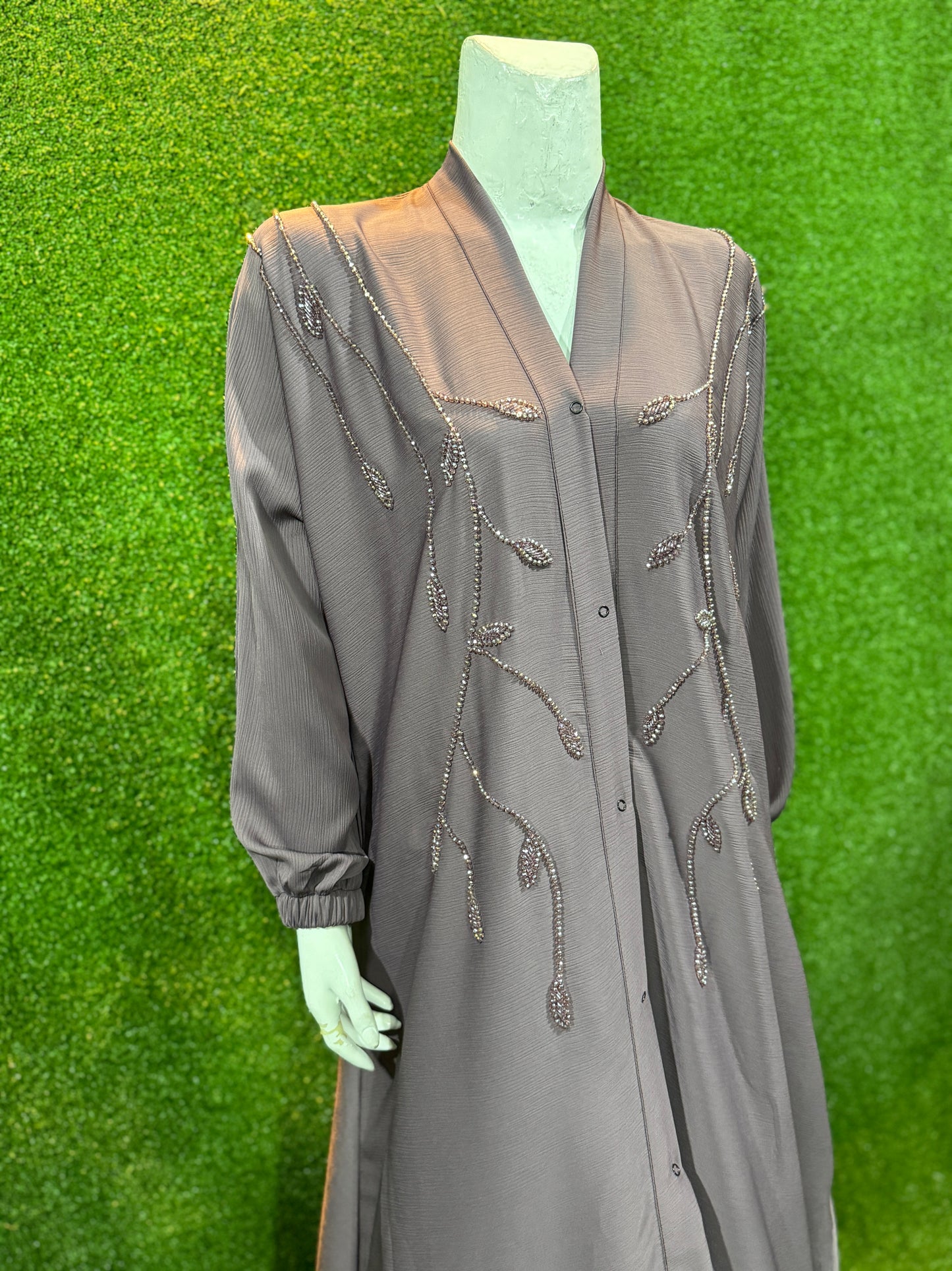 Dubai Zari Work Handmade Abaya