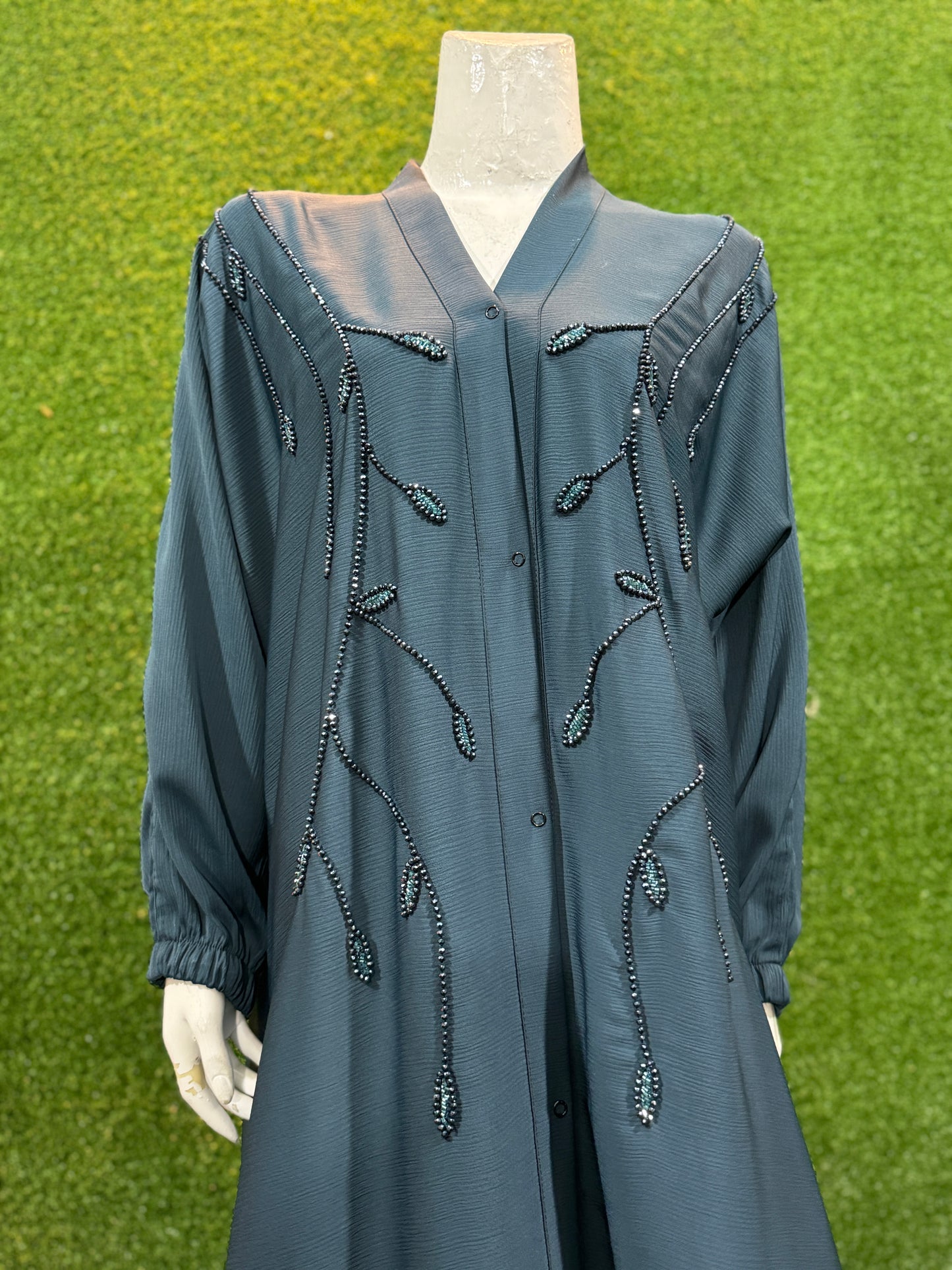 Dubai Zari Work Handmade Abaya