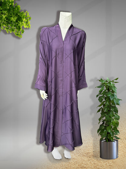 Front Open PinTuks Abaya